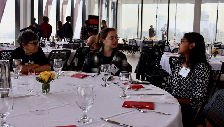 First-year students at first-year success STEM event